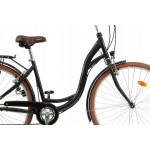 Mestský bicykel 28" Lavida Mahbike Sprick 6 prevodový 18" Čierna